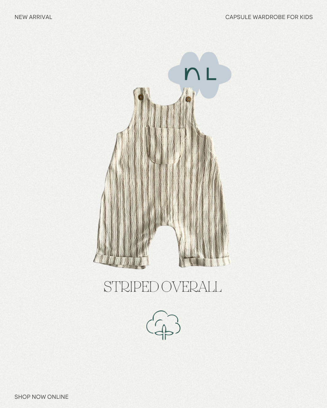 Striped Overall