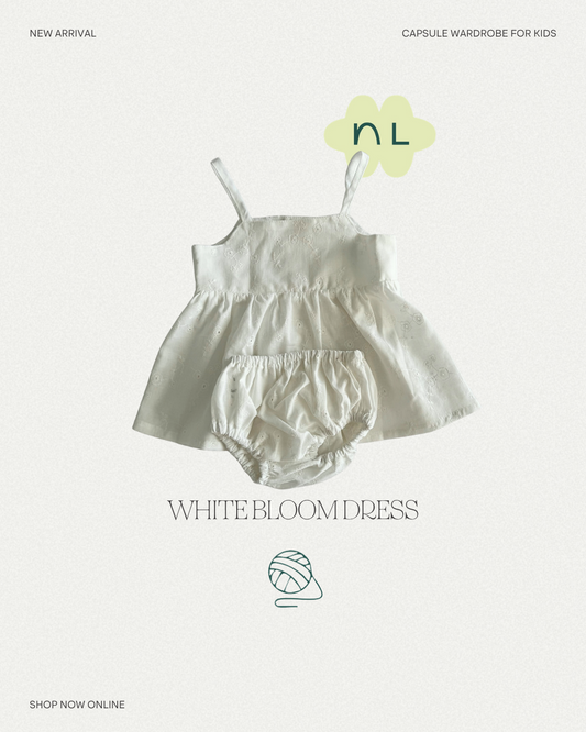 White Bloom Dress